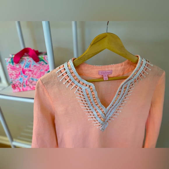 Lilly Pulitzer Tops - Lilly Pulitzer Amelia Island Tunic Top in Pascha Pink XXS